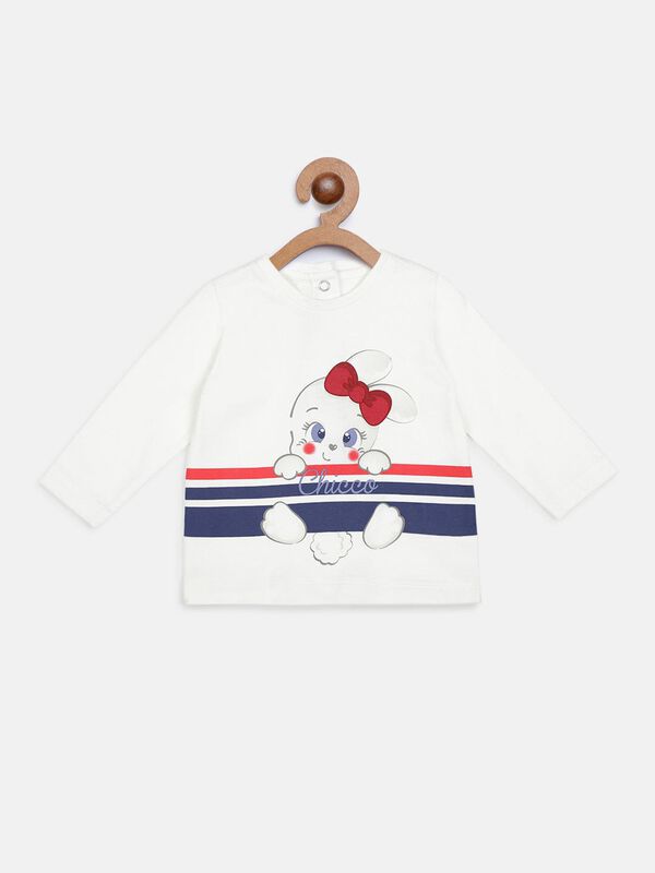 Knitted T-Shirt With Print image number 0